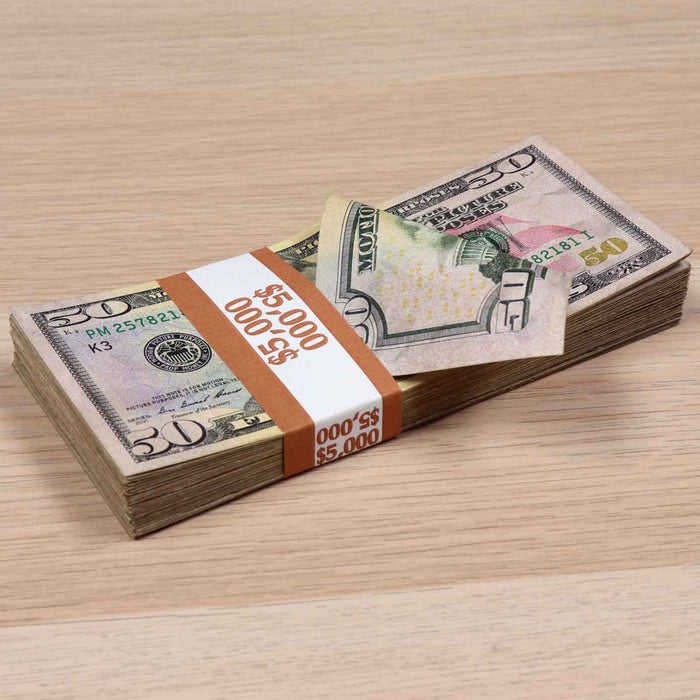 All Denomination ✔️RealAged™ Full Print New Series Stacks Pack - Prop Money Inc.