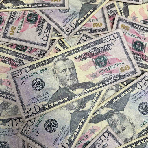 $50 Close-Up ✔️RealAged™ New Series Bills – Realistic Hero Prop Money - Prop Money Inc.