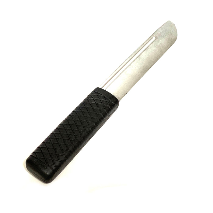 Silver and Black 9.5 Inch Training Knife - Solid Rubber Contact Prop with Safe Blade - Prop Money Inc.