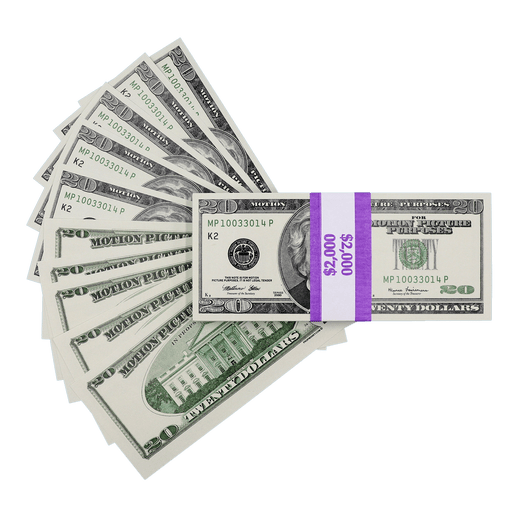 $2,000 Full Print 2000s Series Stack - PropMoney.com