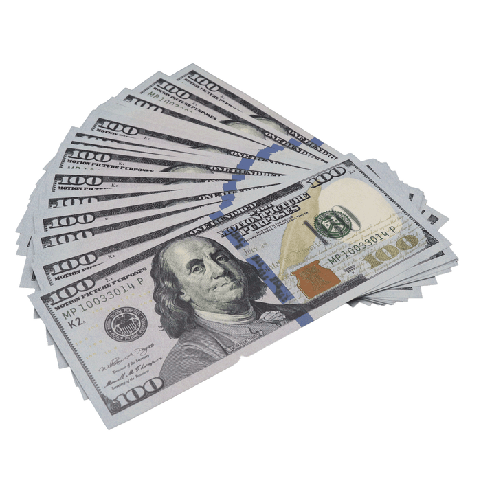 All Denomination Full Print New Series Mixed Bills Stack - PropMoney.com