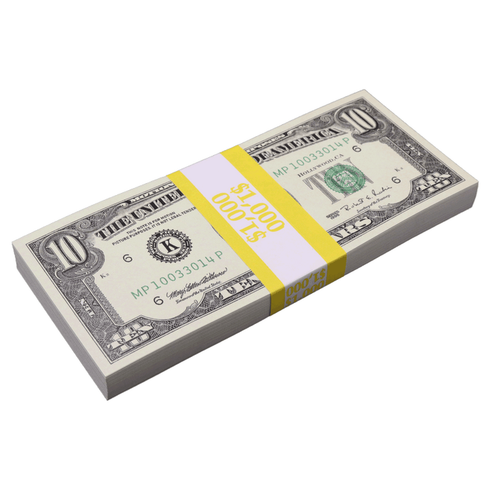 $1,000 Full Print 1990s Series Stack - PropMoney.com