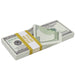 $10,000 Full Print 2000s Series Prop Money Stack - Prop Money Inc.